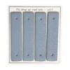 Go Handmade Remme til nitter, 8,5 x 1,8 cm, 4 stk